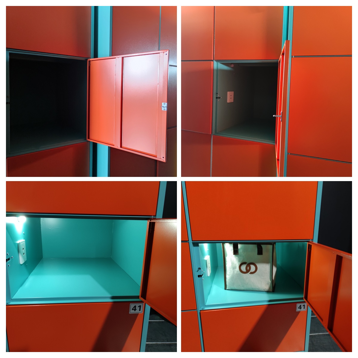 Smart luggage locker payment options