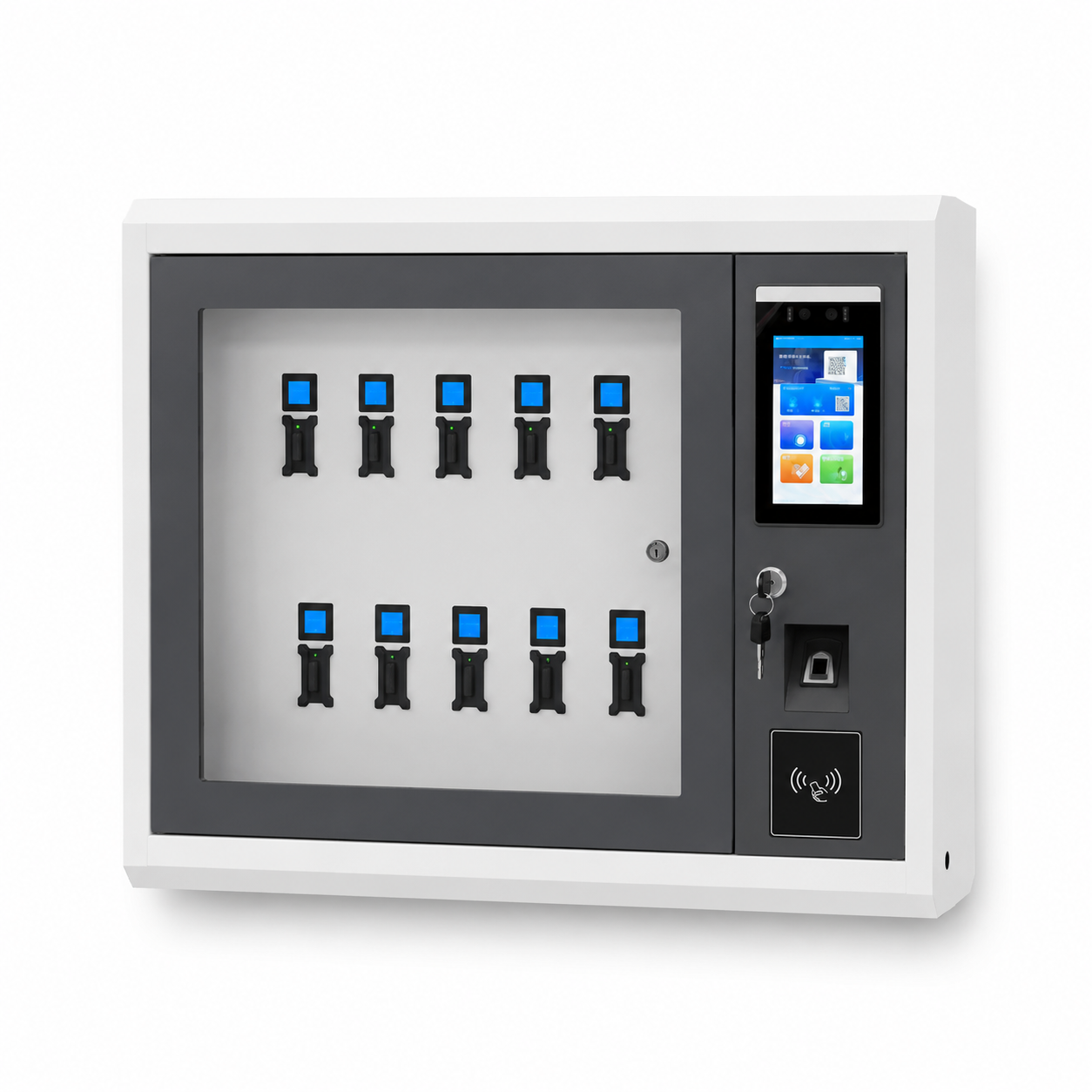 RFID Key Management Smart Key Cabinet - Front View