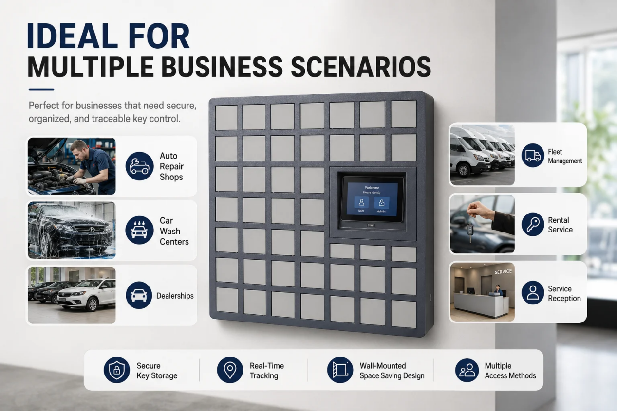 Smart key locker solutions for multiple industries