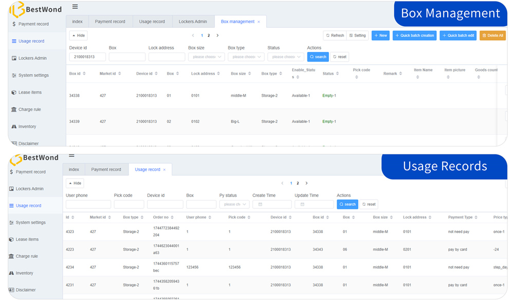 Intelligent cabinet remote management background