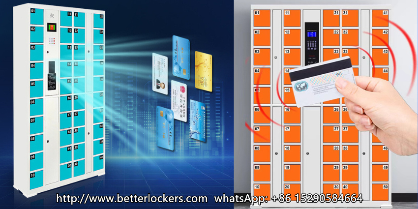 swiping card smart locker