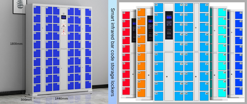 bar code electronic storage locker