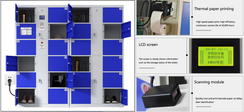 smart bar code storage locker 